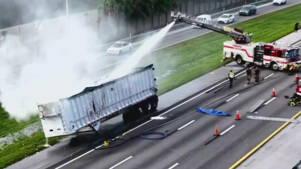 Florida's Turnpike reopens in Broward after truck fire shuts down northbound lanes for hours — CBS Miami, Nocatee Community news
