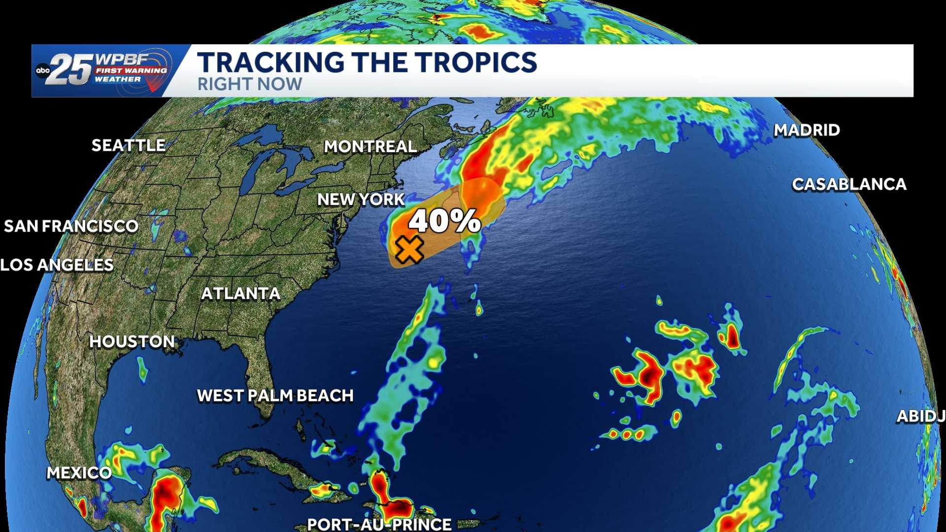 Low-pressure system off the East Coast could briefly turn subtropical — WPBF West Palm Beach