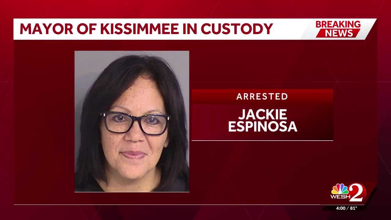 Kissimmee Mayor Jackie Espinosa arrested on grand theft, fraud charges — WESH 2 Orlando, Nocatee Government news