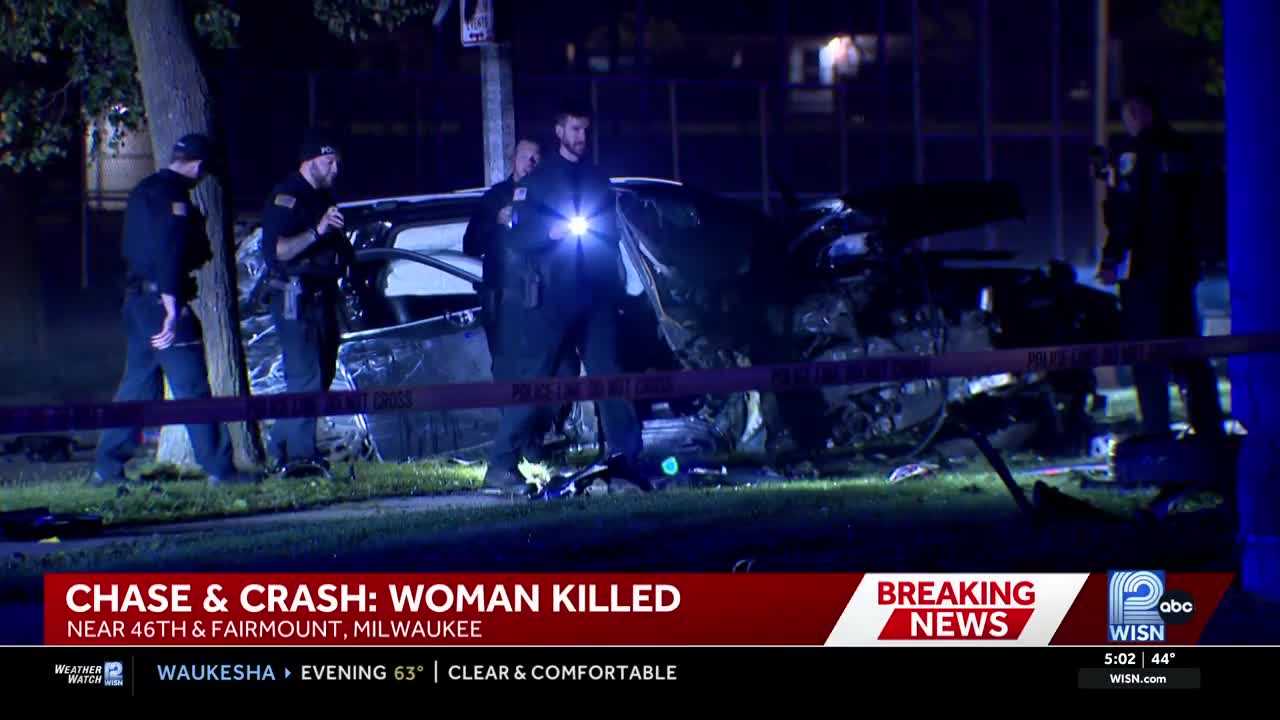 Woman killed after police chase from Germantown ends in Milwaukee crash — WISN 12 Milwaukee, Nocatee Community news