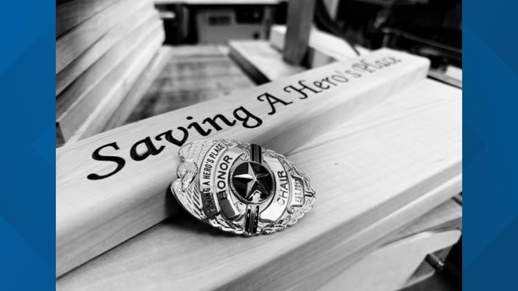 National nonprofit honors fallen Copperas Cove officer with Honor Chair — KCEN (Central Texas), Nocatee Community news