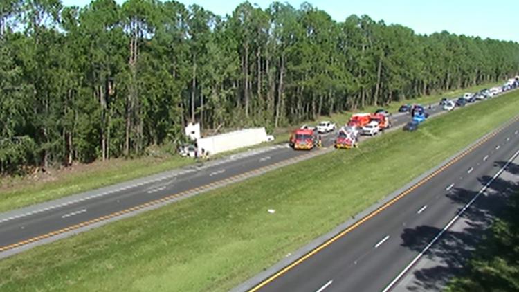 Traffic Alert: Crash on I-10 westbound near Baldwin, all lanes closed — First Coast News Local