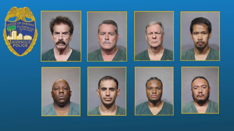 Months of complaints uncover illegal sexual activity at Jacksonville park; eight arrested — First Coast News Local