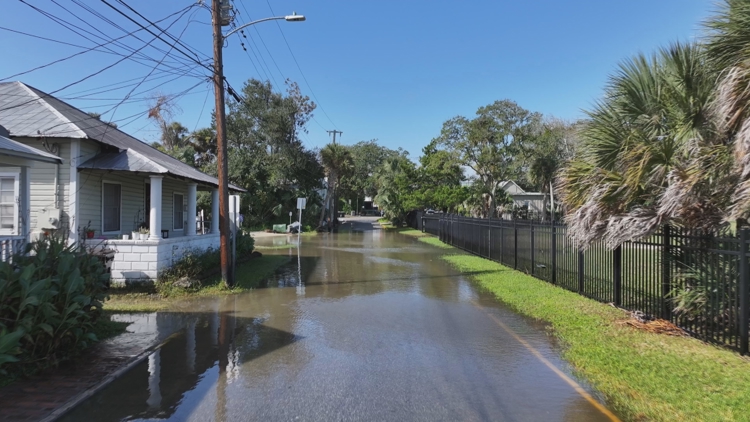 High tides and storm surge cause widespread flooding in St. Augustine — First Coast News Local, Nocatee Community news