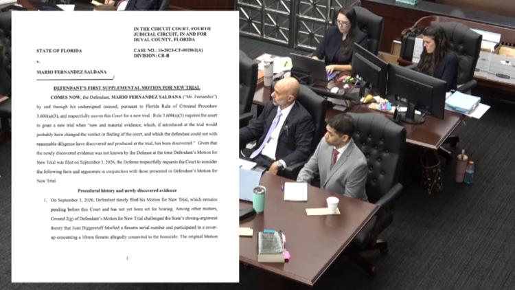 Mario Fernandez Saldana challenges murder conviction with new motion — First Coast News Local