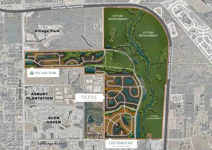 Hyland Trail development to bring over 3,000 new homes, amenity center to Clay County — News4JAX Local, Nocatee Dining news