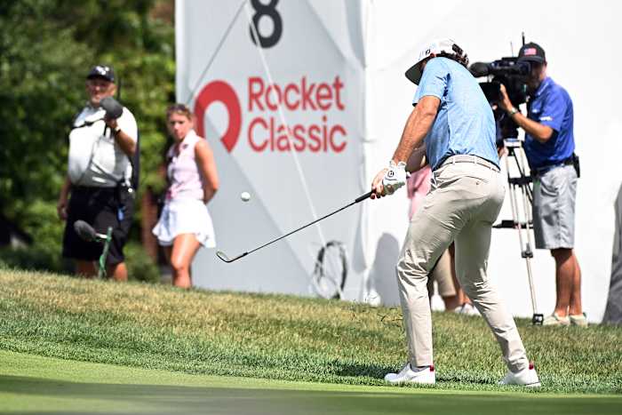 Cameron Young shares 2nd-round lead at Rocket Classic after cooling off to shoot 9-under 61 — News4JAX Sports, Nocatee Sports news