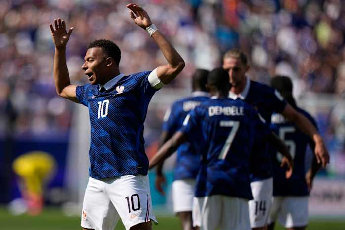 France striker Kylian Mbappé scores his 13th World Cup goal, breaking a tie with Pelé — News4JAX Sports, Nocatee Sports news