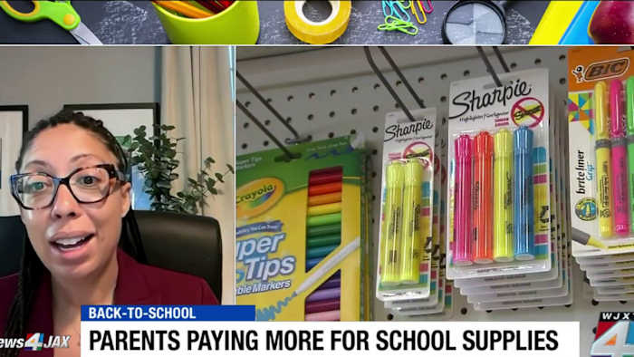 Back-to-school sticker shock: How to cope with higher prices for supplies — News4JAX Local, Nocatee Schools news