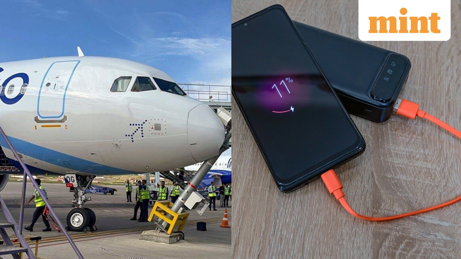 Chennai bound IndiGo flight diverted to Hyderabad after ablaze onboard: How power banks catch fire on plane? — Mint India, Nocatee Business news
