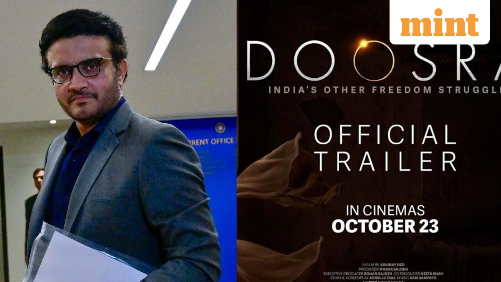Sourav Ganguly vs ‘Doosra’: Delhi HC seeks filmmaker's response over cricketer's personality rights plea; what we know — Mint India, Nocatee Technology news